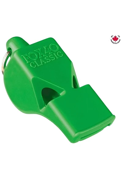 Kruvazör FOX 40 CLASSIC SAFETY DÜDÜK NEON YEŞİL-İPLİ 9903-1408 - AKSDDKFOX063