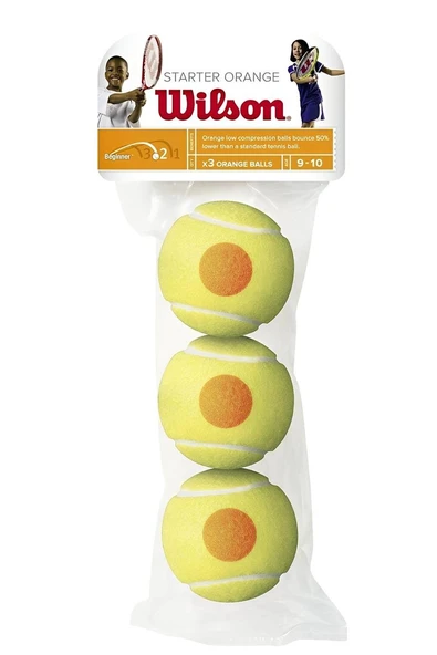 Kruvazör WİLSON WRT-137300 STARTER GAME 3LU PK BAŞ. (ORANGE)
