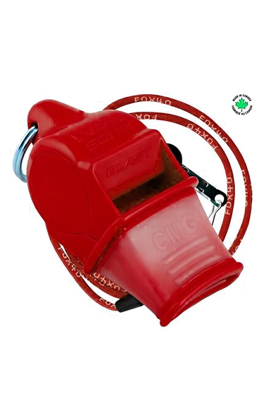 Kruvazör FOX 40 SONIK BLAST CMG SAFETY DÜDÜK KRMZ-İPLİ 9203-0108 - AKSDDKFOX028