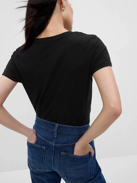 Gap V-Ss Logo Classıc Kadın Tişört 729555006 - 2