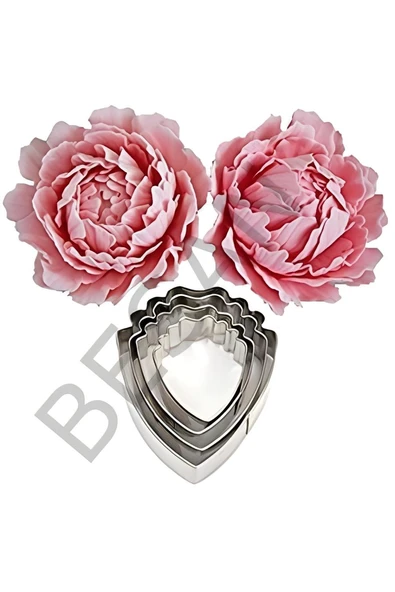Kruvazör ŞAKAYIK ÇİÇEK METAL KALIP SET 4 PARÇA