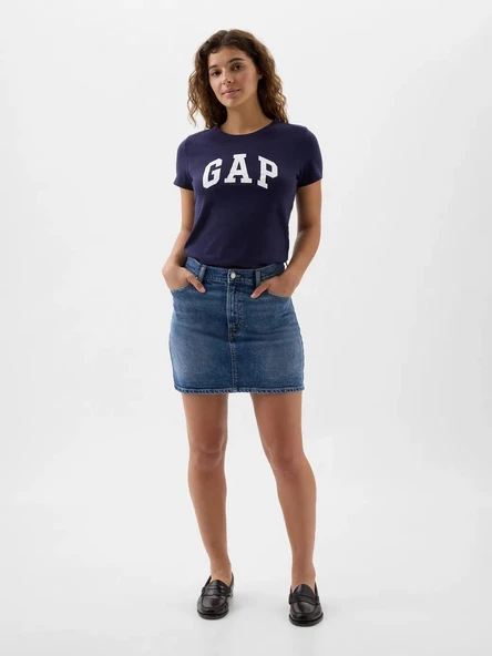 Gap V-Ss Logo Classıc Kadın Tişört 729555000 - 3