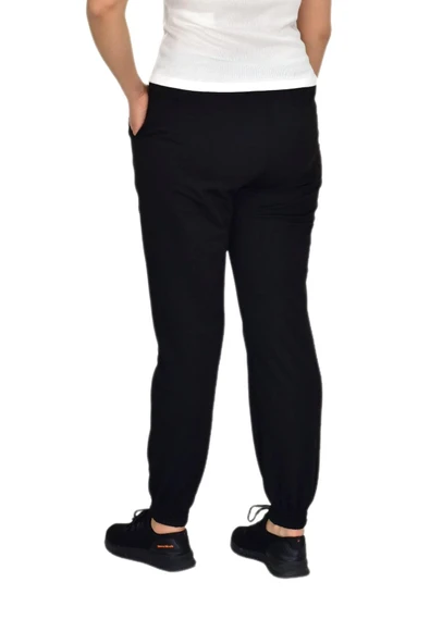 Kadın Siyah Paça Lastikli Eşofman Altı BGL-ST04628 - Resim 10