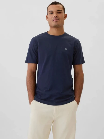 Gap V-Frch Everyday Soft Mıcro Logo Erkek Tişört 502022003 - 1