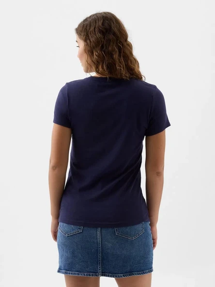 Gap V-Ss Logo Classıc Kadın Tişört 729555000 - 4