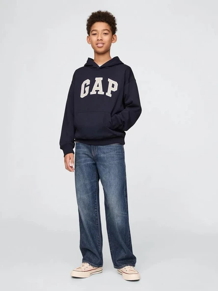 Gap V-Frch Ft Bas Hırıtage Logo Çocuk Sweat 743959006 - 3