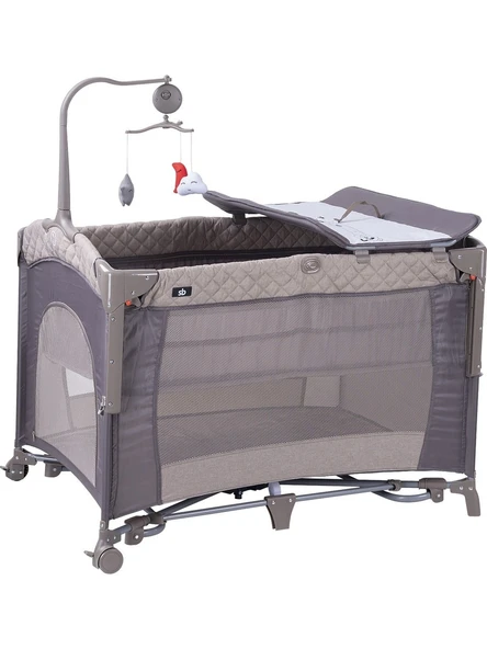 Sunny Baby Oslo Anne Yanı Oyun Parkı 70x110 cm Bej