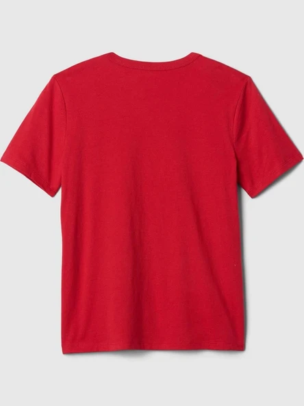 Gap V-Bas Logo Çocuk Tişört 708370000 - 2