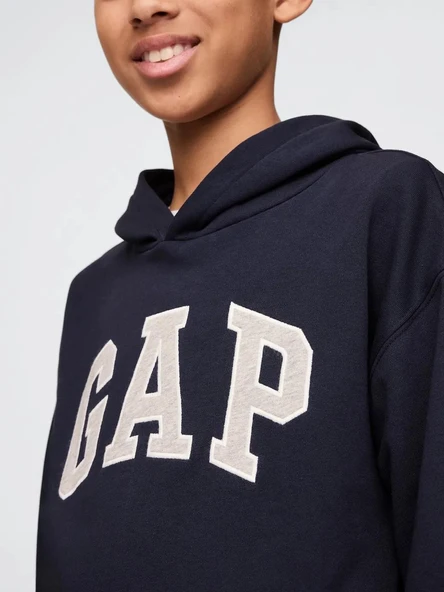 Gap V-Frch Ft Bas Hırıtage Logo Çocuk Sweat 743959006 - 2