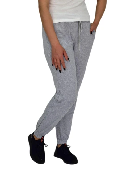 Kadın Siyah Paça Lastikli Eşofman Altı BGL-ST04628 - Resim 5