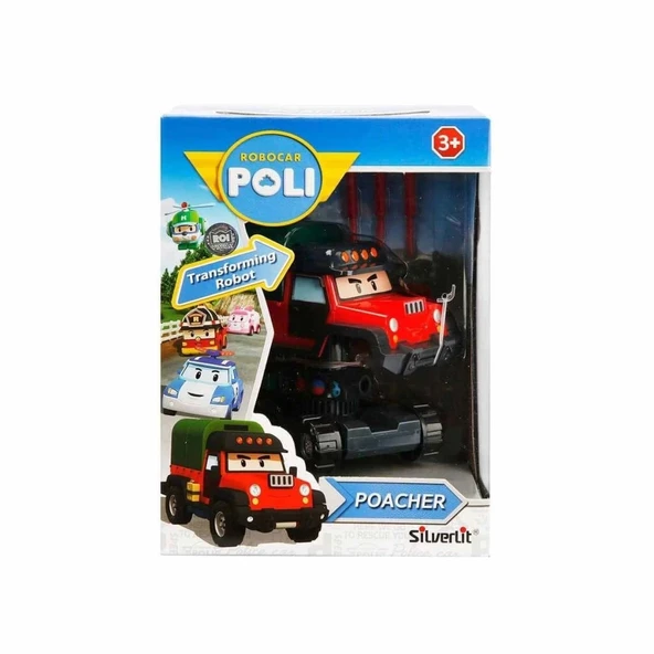 Çocuk Eğitici POLI 83360 Robocar Poli Hareketli Figür Poacher - 2