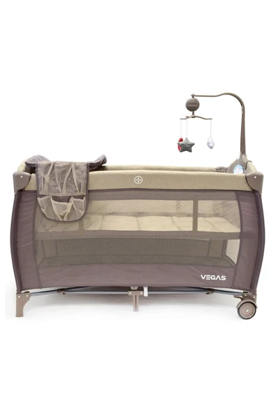 Sunny Baby Vegas Oyun Parkı ve Yatağı 70x120 Cm 9162 Bej - 2