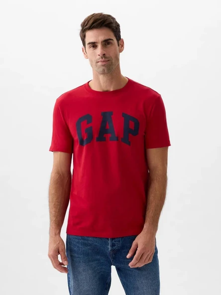 Gap V-Everyday Soft Basıc Logo Erkek Tişört 856659005
