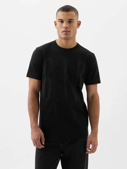 Gap V-Everyday Soft Corp Logo Erkek Tişört 866774000