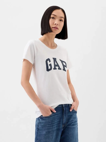 Gap V-Ss Logo Classıc Kadın Tişört 729555012
