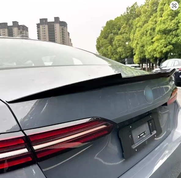 AUTOGP Bmw g60 yarasa bagaj üstü spoiler siyah boyalı plastik 2024+ m4 model - 2