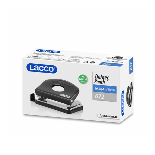 Lacco 612 Metal Delgeç 10 Sayfa Kapasiteli