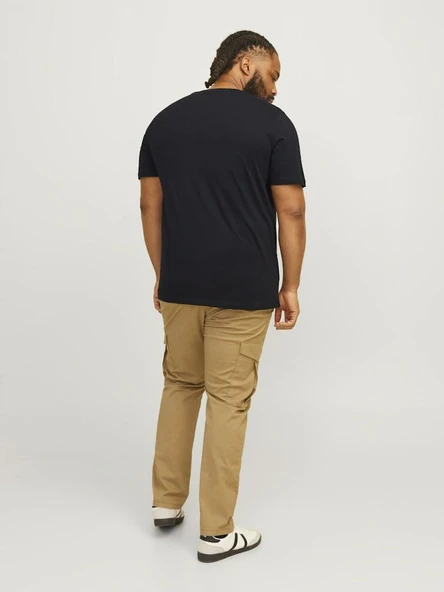 Jack Jones Corp Logo Play Plus Erkek Tişört 12243630 - 5