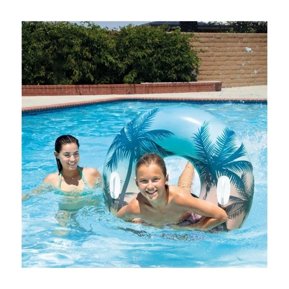 Eğitici Çocuk Gelişim ISC58263 Intex Tutmaçlı Desenli Simit 97 cm - 5