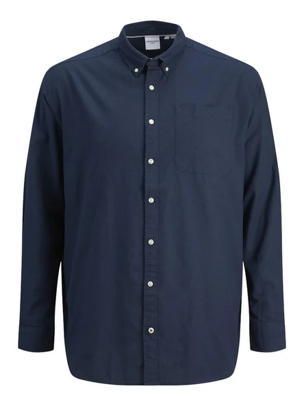 Jack Jones Oxford Plus Büyük Beden Erkek Gömlek 12286178