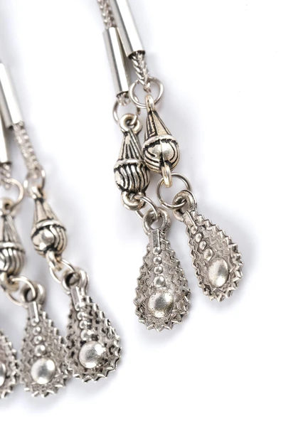 Sıkma Serisi Sarı Kehribar Tesbih Metal Püsküllü Tesbih Küre Kesim - 8