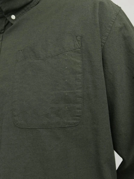 Jack Jones Oxford Plus Büyük Beden Erkek Gömlek 12286178 - 5