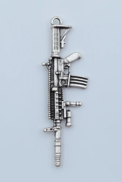 M4 Silah - Pubg Gümüş Kaplama Kolye Ucu ürün görseli 1