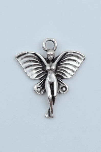 Peri Kızı Gümüş Kaplama Kolye Ucu ürün görseli 1