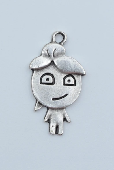 Minimal Su Gümüş Kaplama Kolye Ucu ürün görseli 1