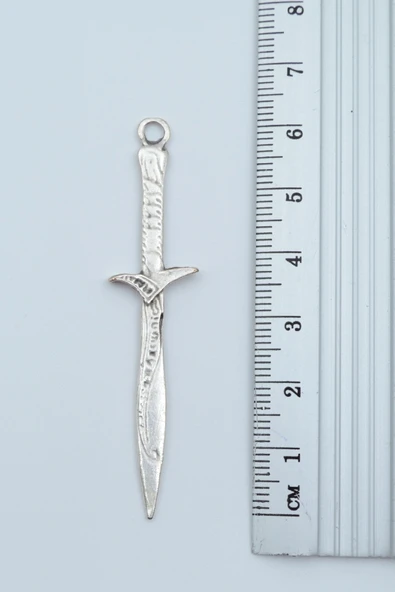 The Legend Of Zelda Kılıç Gümüş Kaplama Kolye Ucu - Resim 2