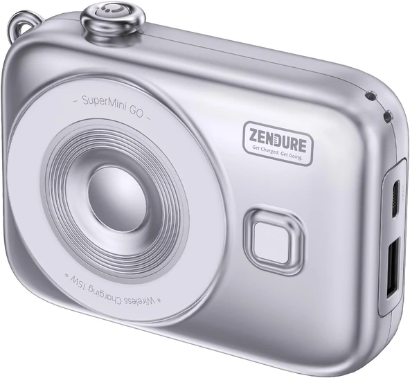 Zendure SuperMini GO 10.000 mAh SPACE SILVER - Resim 3