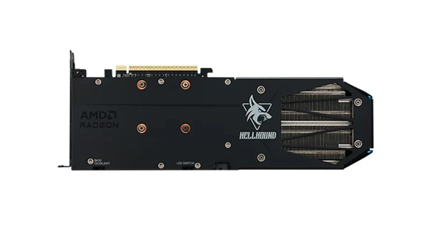 POWERCOLOR HELLHOUND RX9060XT 8GB GDDR6 (RX9060XT 8G-L/OC) EKRAN KARTI - 4