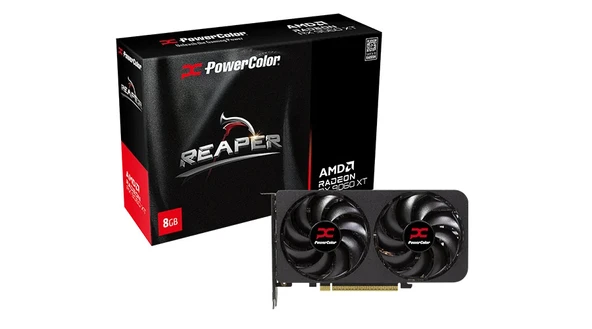POWERCOLOR REAPER RADEON RX9060XT 8GB GDDR6 (RX9060XT 8G-A) EKRAN KARTI - 2