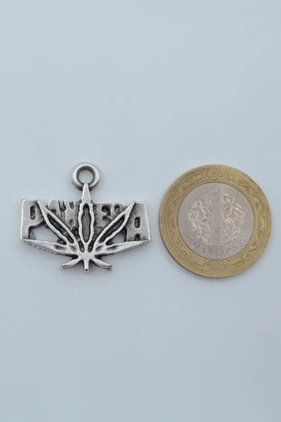 Pantera Gümüş Kaplama Deri İp Kolye - Resim 4