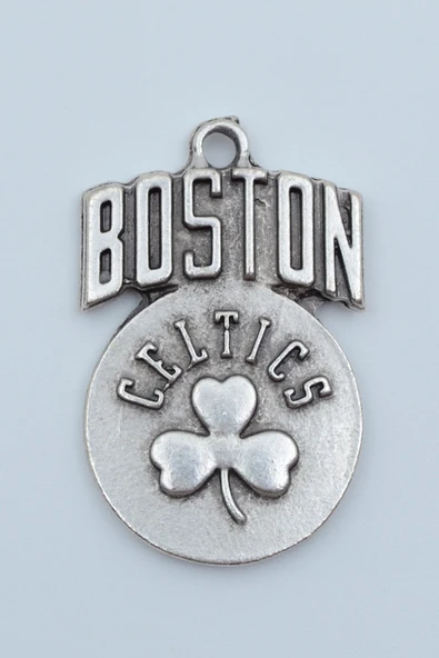Boston Celtics  Gümüş Kaplama Kolye Ucu ürün görseli 1
