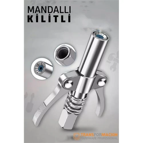 Modacar Mandallı Kilitlemeli Gres Pompasi Ucu