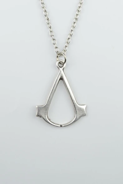 Assassin's Creed Gümüş Kaplama Düz Zincir Kolye ürün görseli 1