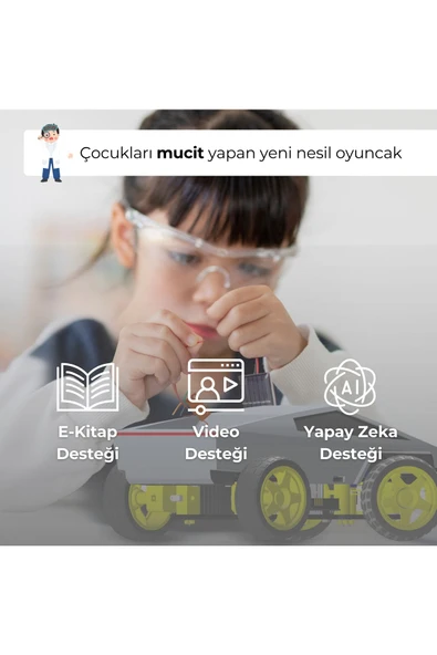 CYBERTRUCK: Kodlanabilir Bluetooth'lu Yeni Nesil Eğitici Eğlenceli Kendin Yap Araba - 5