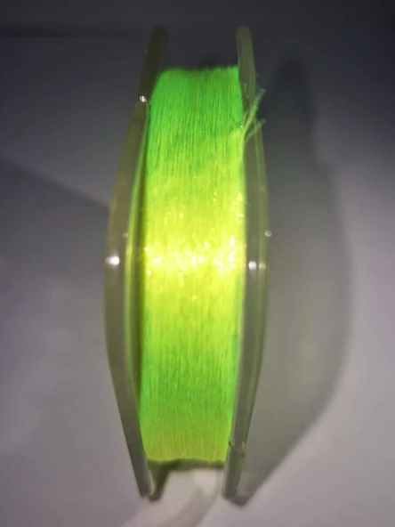 Eagenset Organze İp Çapari İpi Ultraviyole Uv Neon Sarı Makarada - 10