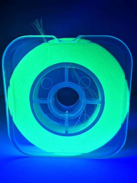 Eagenset Organze İp Çapari İpi Ultraviyole Uv Neon Sarı Makarada - 9
