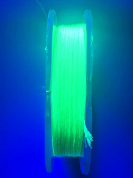 Eagenset Organze İp Çapari İpi Ultraviyole Uv Neon Sarı Makarada - 7