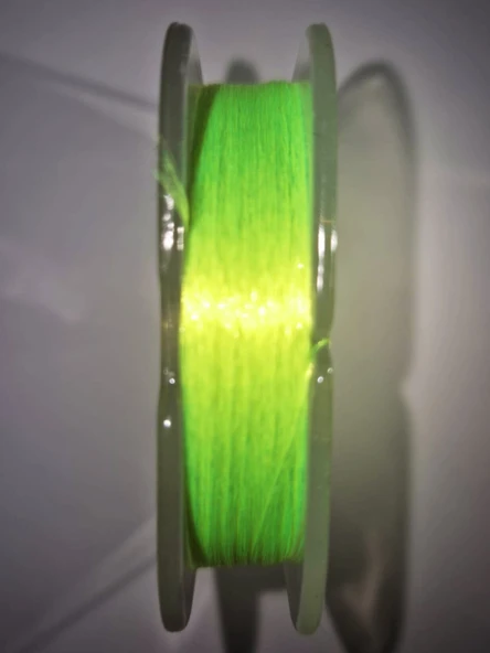 Eagenset Organze İp Çapari İpi Ultraviyole Uv Neon Sarı Makarada - 6