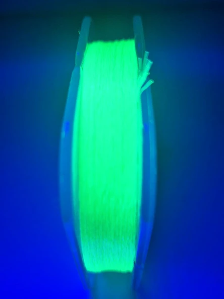 Eagenset Organze İp Çapari İpi Ultraviyole Uv Neon Sarı Makarada - 11