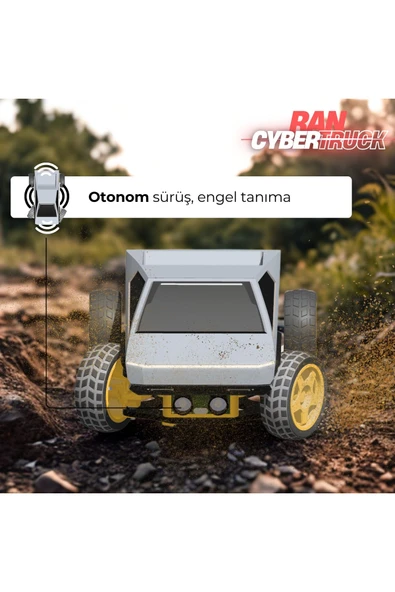 CYBERTRUCK: Kodlanabilir Bluetooth'lu Yeni Nesil Eğitici Eğlenceli Kendin Yap Araba - 3
