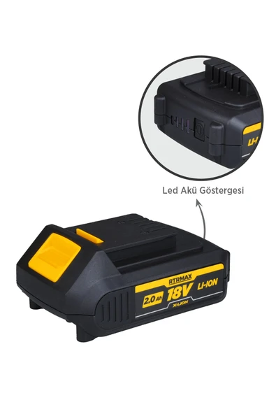 RTX1802 X-Lion Akü Yedek Batarya 2.0 Ah - 3