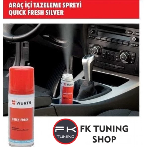 Würth Araç İçi Tazeleme Spreyi Quıck Fresh 100 ML 1 Adet - 3