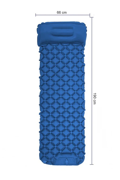 Yek Outdoor Kendiliğinden Şişen Tek Kişilik Katlanır Kamp Yatağı- Kamp Matı 190x66cm - 5