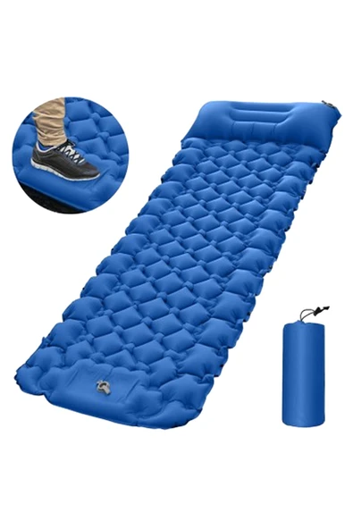 Yek Outdoor Kendiliğinden Şişen Tek Kişilik Katlanır Kamp Yatağı- Kamp Matı 190x66cm - 6