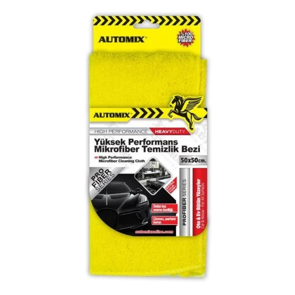 AUTOMİX Yüksek Performanslı Mikrofiber Temizlik Bezi