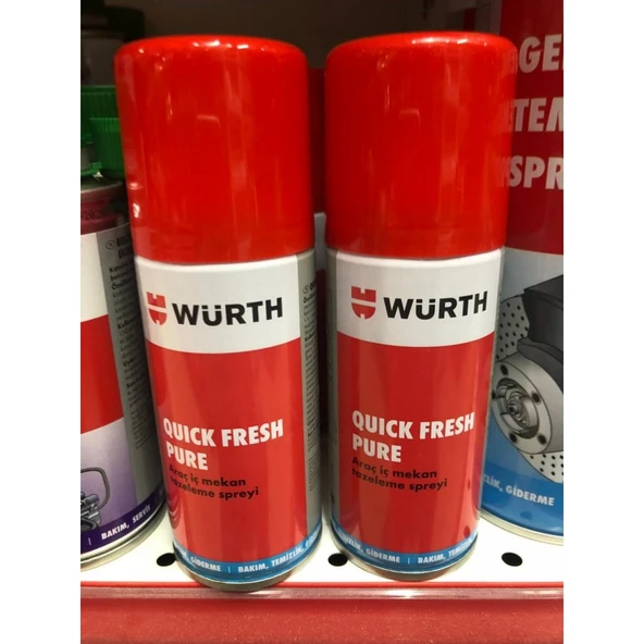 Würth Araç İçi Tazeleme Spreyi Quıck Fresh 100 ML 1 Adet - 2